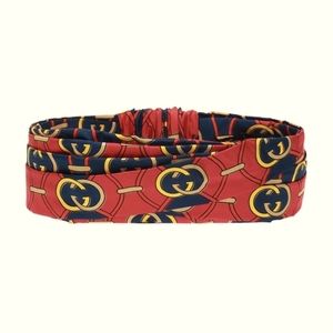 Gucci red and blue head band